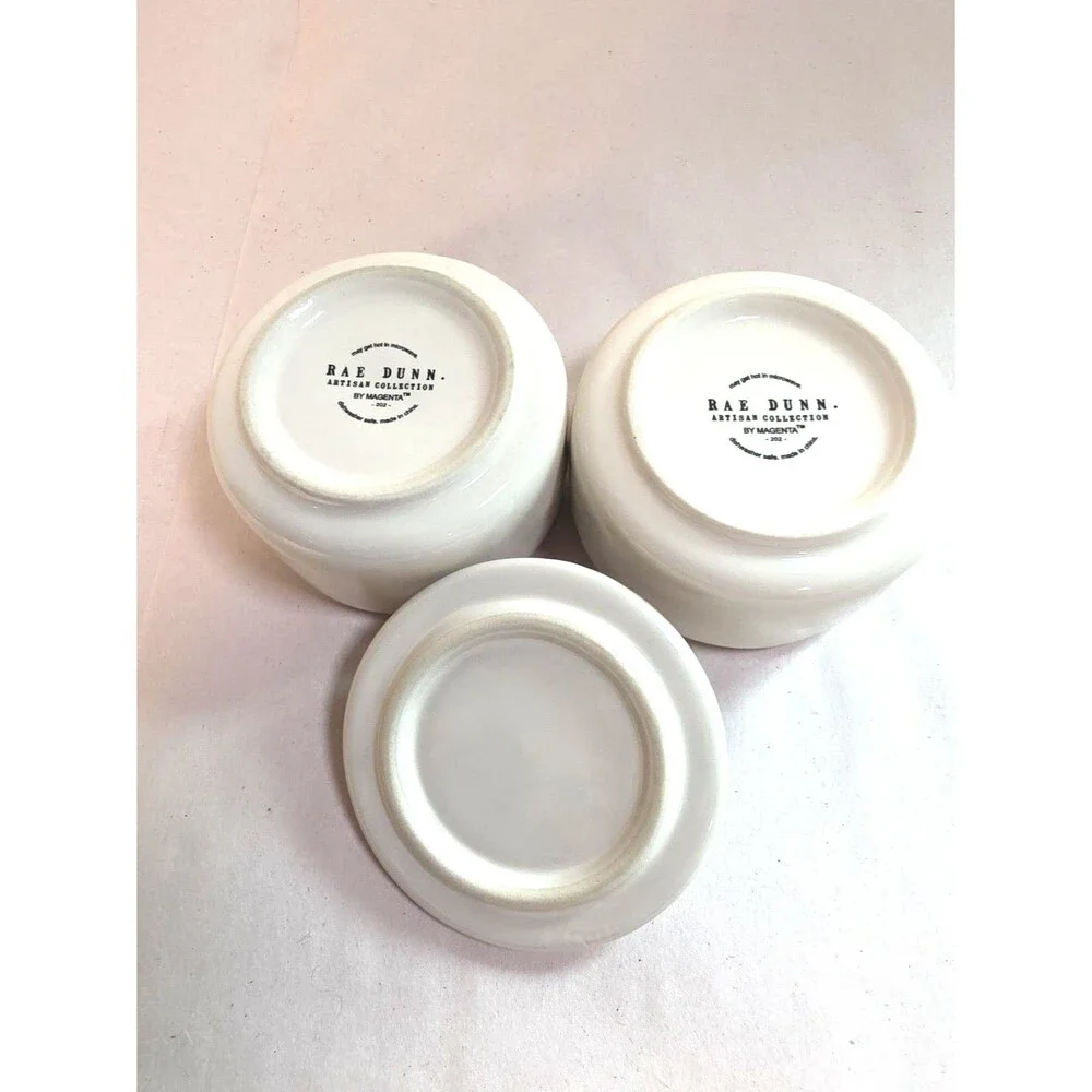 Rae Dunn Artisan Collection Salt & Pepper Cellars w/ Lid by Magenta Farmhouse